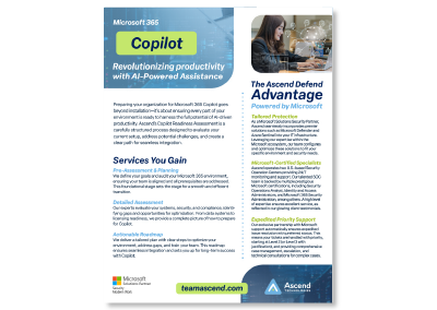 Microsoft 365 Copilot Services by Ascend Technologies